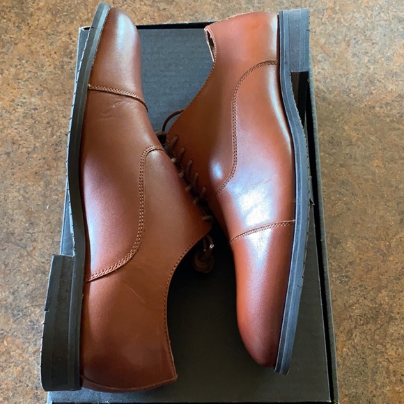 COPY - Frye Scott cap toe shoes, cognac size 10 - Picture 3 of 6